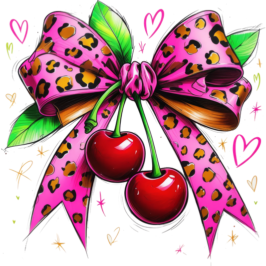 CHERRY HOT BOW - DECAL
