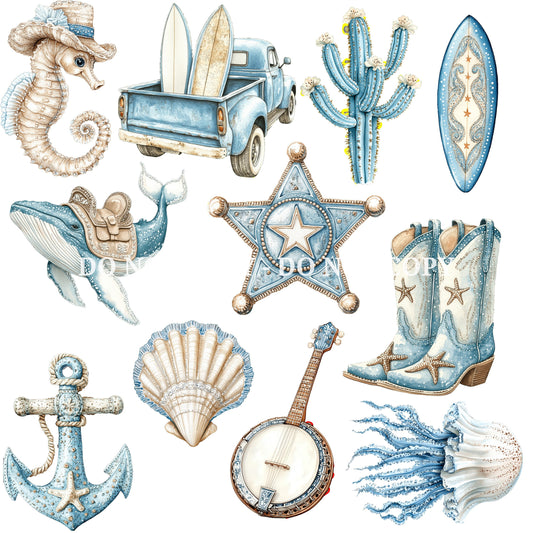 COASTAL COWGIRL - FLAIR SHEET