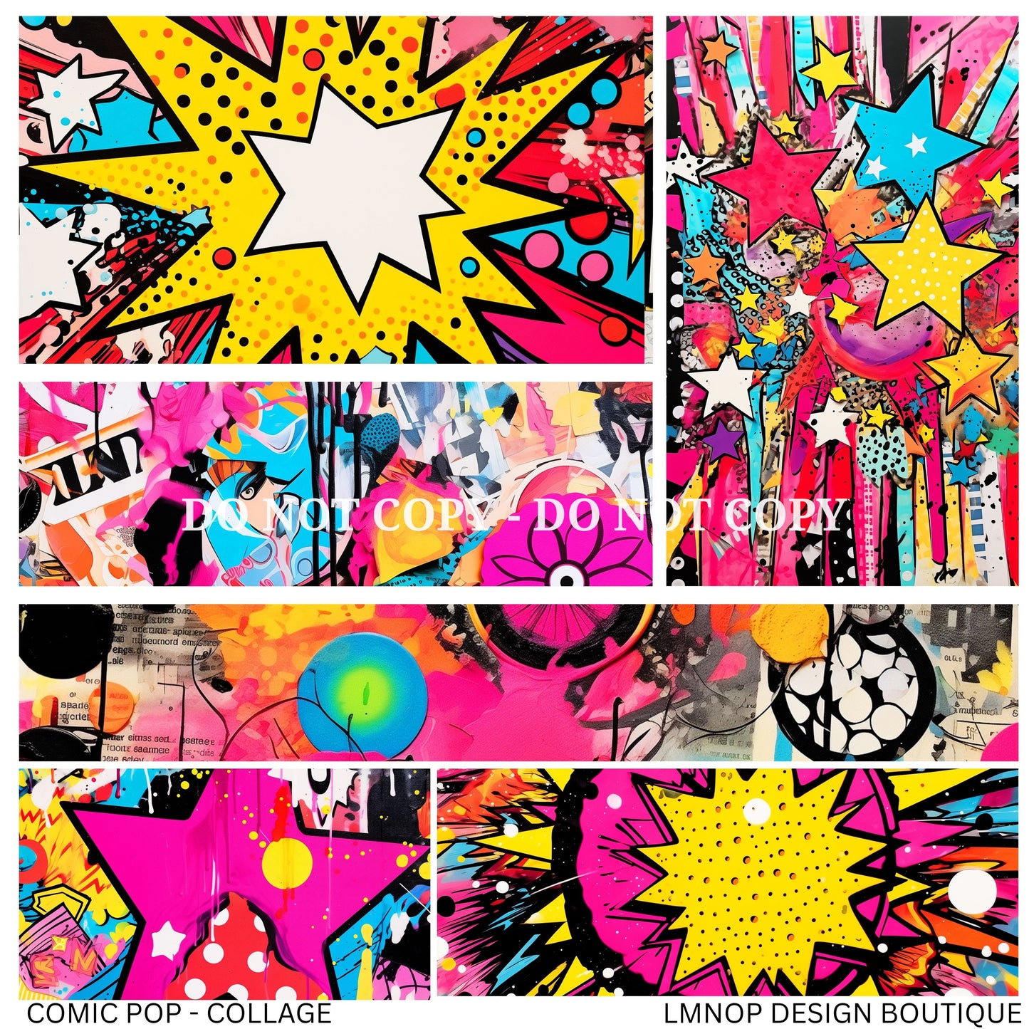 COMIC POP - COLLAGE VINYL