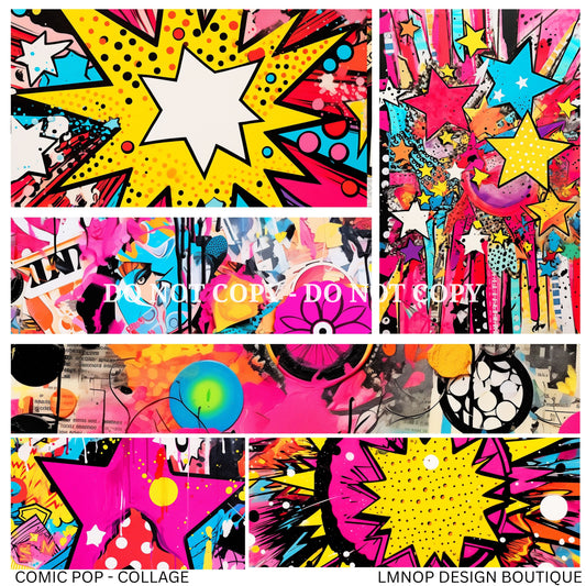 COMIC POP - COLLAGE VINYL