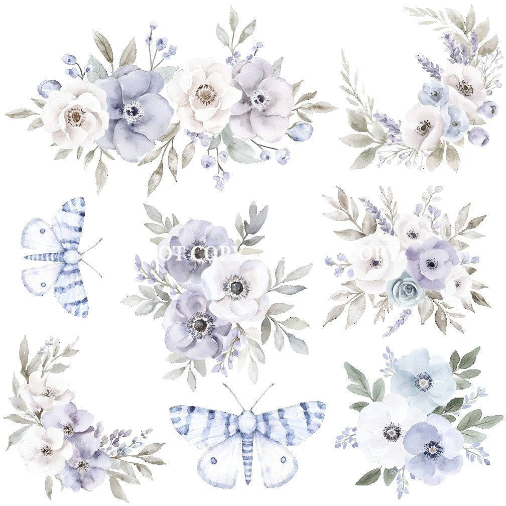 COTTAGE CHARM FLORAL - FLAIR SHEET