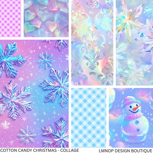 COTTON CANDY CHRISTMAS - COLLAGE VINYL