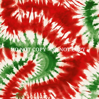 CHRISTMAS TIE DYE PATTERN VINYL - MULTIPLE VARIATIONS