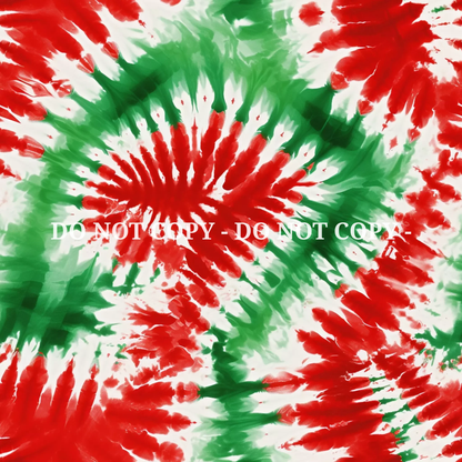 CHRISTMAS TIE DYE PATTERN VINYL - MULTIPLE VARIATIONS