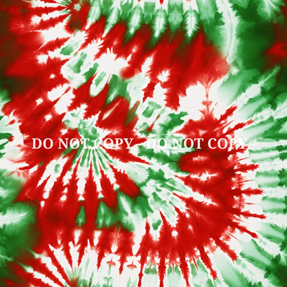 CHRISTMAS TIE DYE PATTERN VINYL - MULTIPLE VARIATIONS