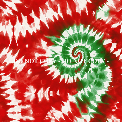 CHRISTMAS TIE DYE PATTERN VINYL - MULTIPLE VARIATIONS