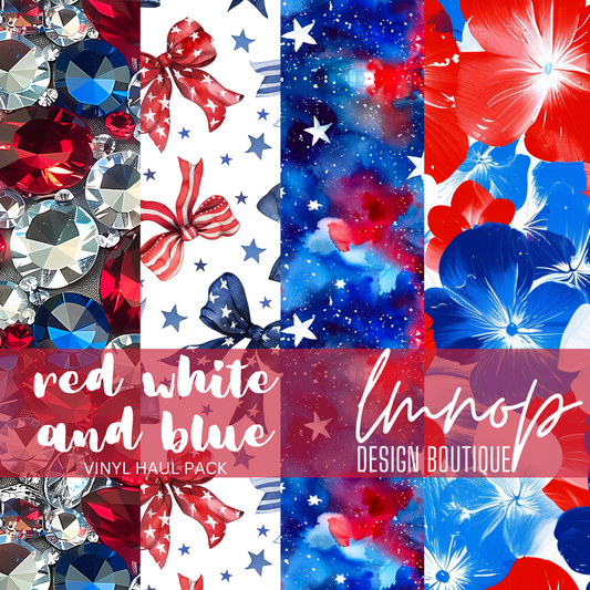 RED, WHITE AND BLUE VINYL HAUL PACK
