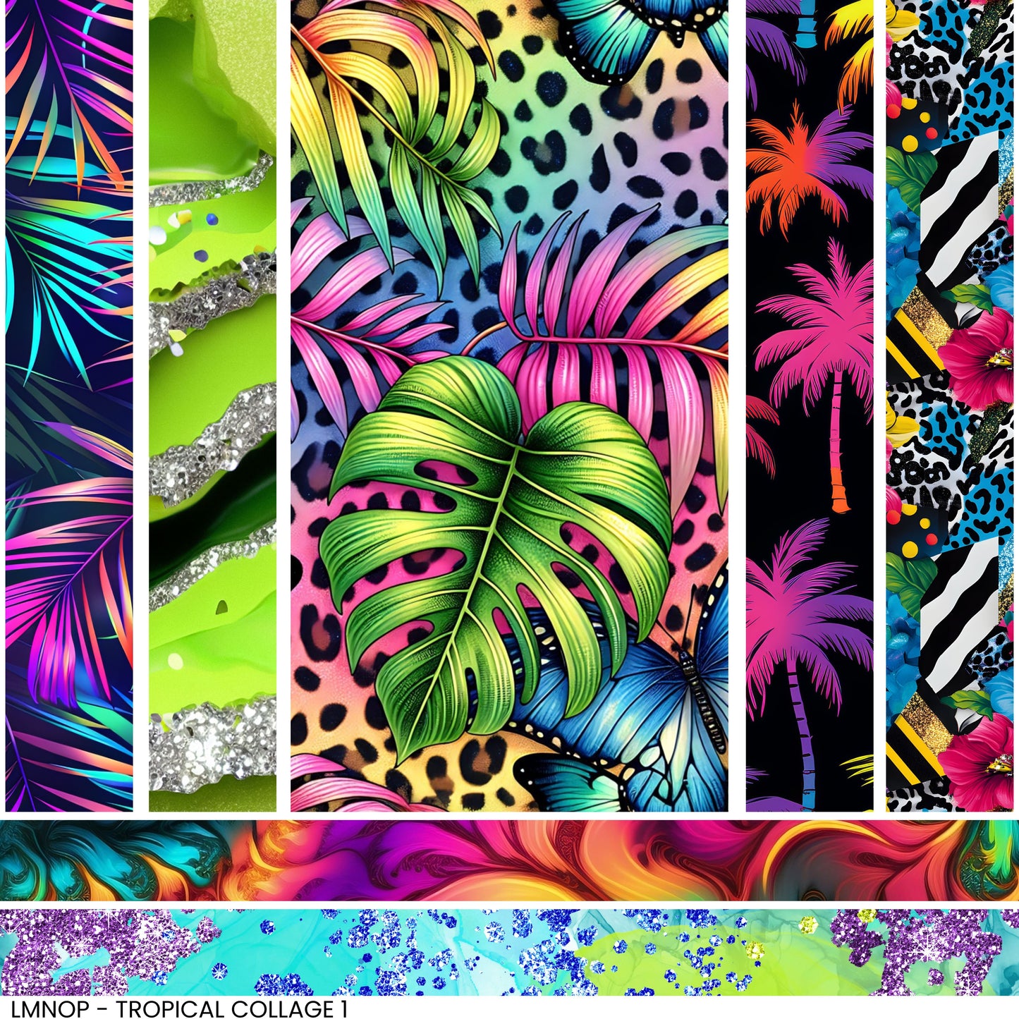 TROPICAL - COLLAGE VINYL