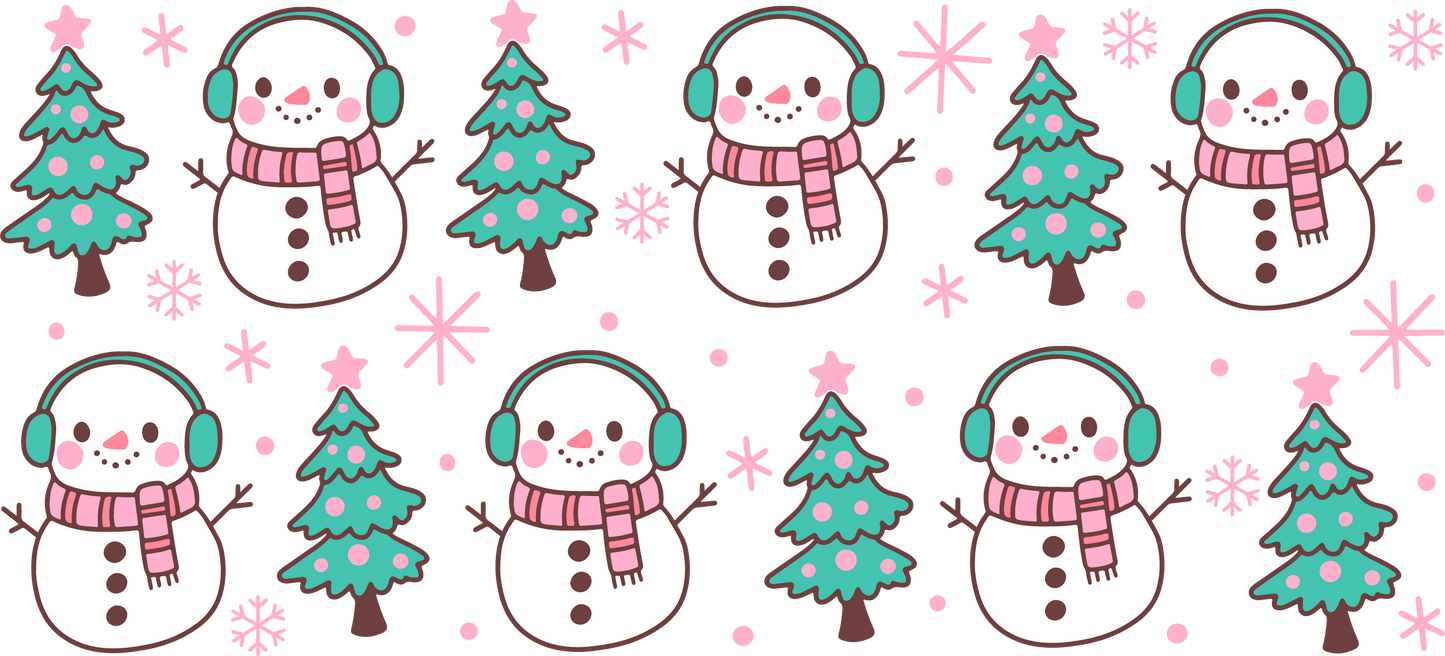 CUTE SNOWMAN - CAN WRAP