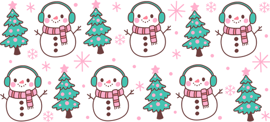 CUTE SNOWMAN - CAN WRAP