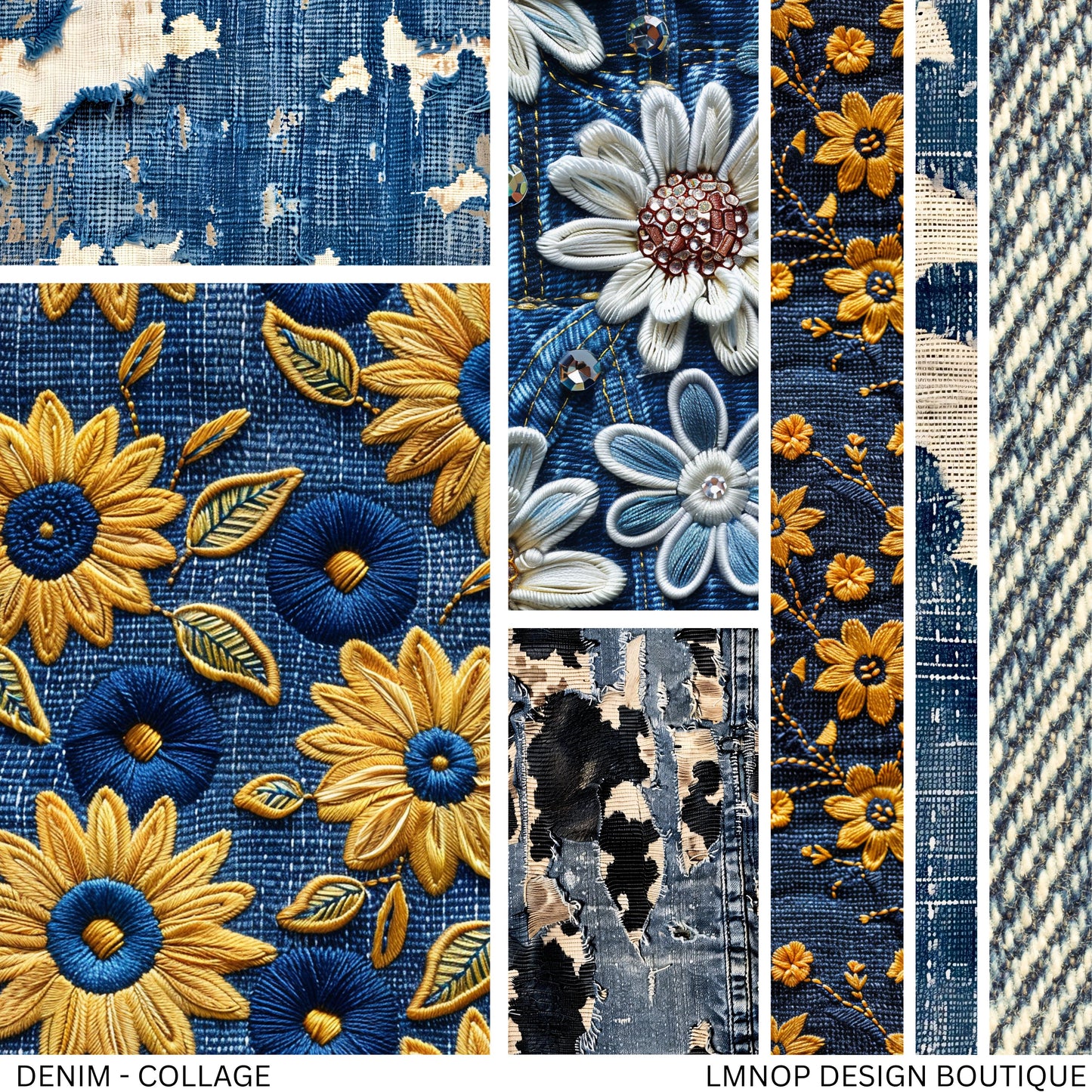 DENIM - COLLAGE VINYL