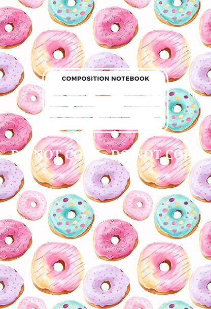 COMPOSITION NOTEBOOK COVERS - FRONT AND BACK - MULTIPLE VARIATIONS