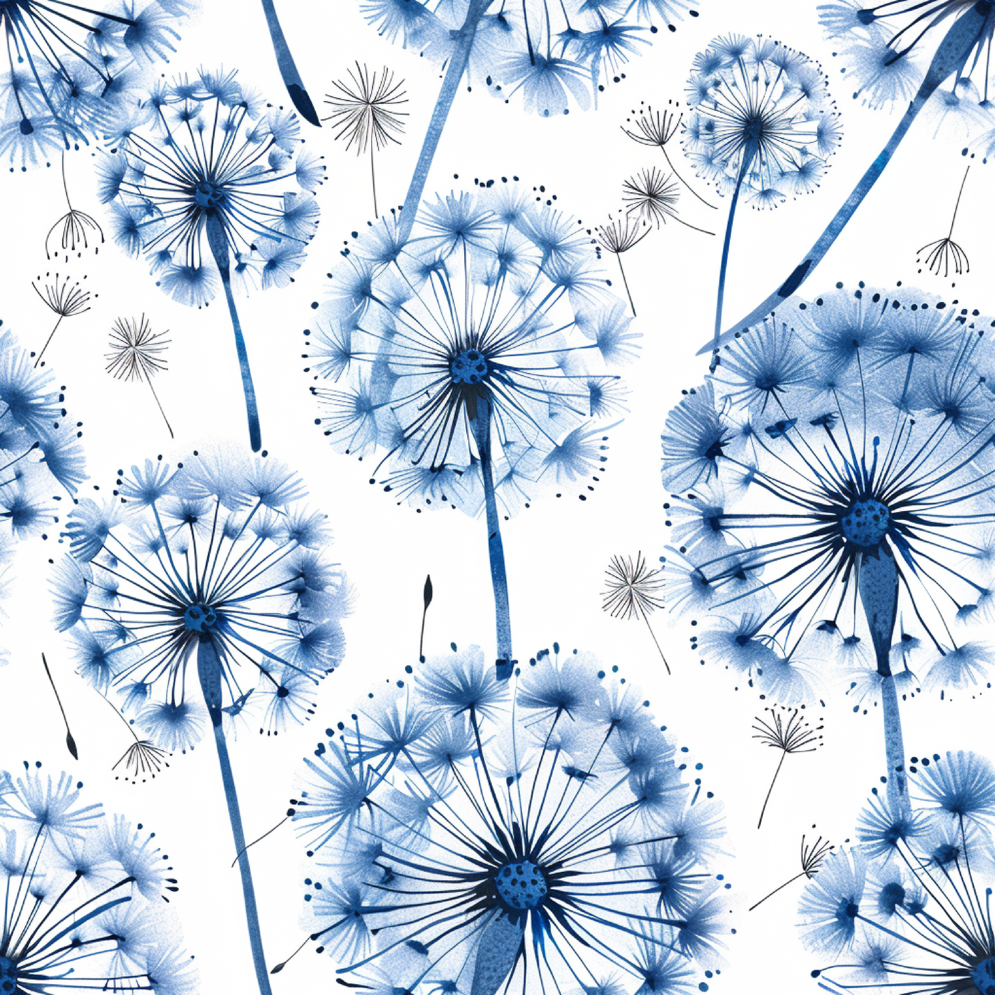 DANDELION PATTERN VINYL - MULTIPLE VARIATIONS