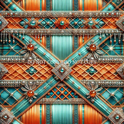 ORANGE AND TEAL - MULTIPLE VARIATIONS