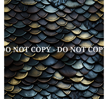 DRAGON SCALES II PATTERN VINYL - MULTIPLE VARIATIONS