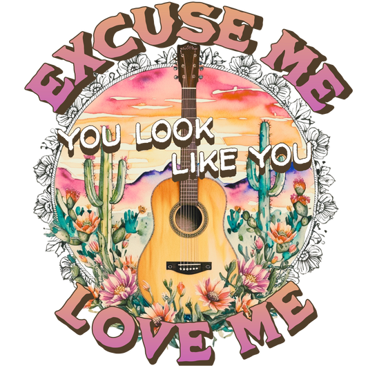 EXCUSE ME - DECAL