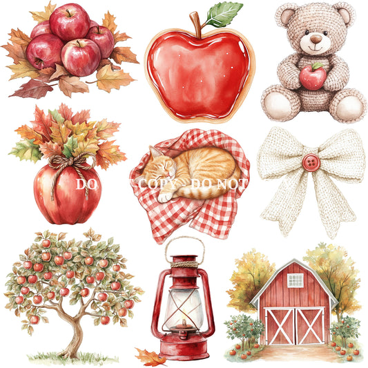 FALLING APPLES  - FLAIR SHEET