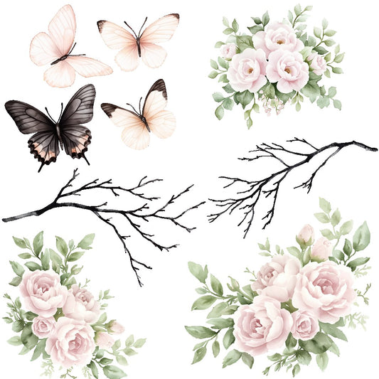 ENCHANTED DREAM FLORAL  - FLAIR SHEET