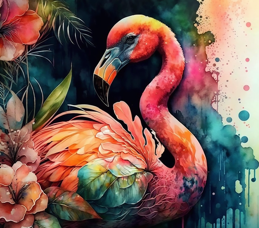 FLAMINGO ALCOHOL INK 4