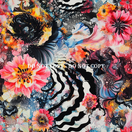 FLORAL INK ILLUSIONS - PATTERN VINYL