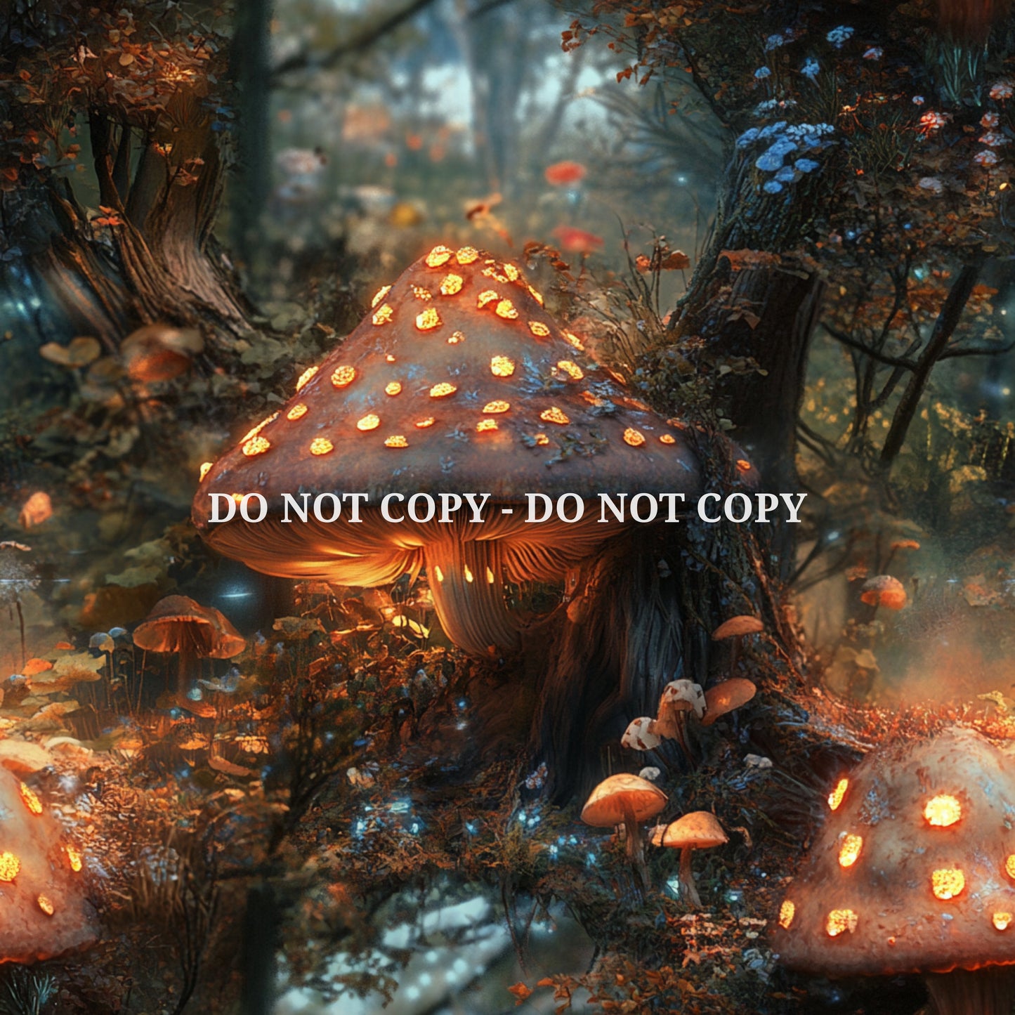 FOREST MUSHROOMS - MULTIPLE VARIATIONS