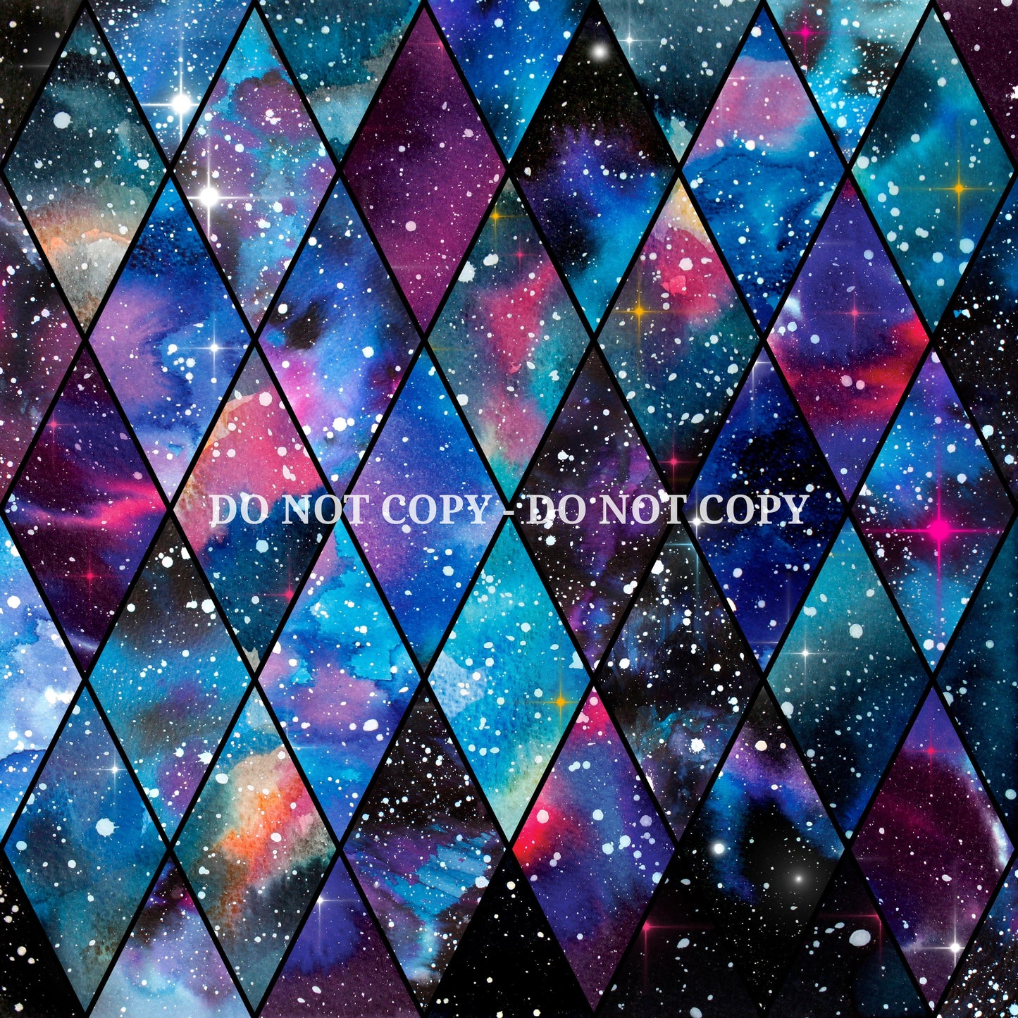 GEOMETRIC GALAXY PATTERN VINYL - MULTIPLE VARIATIONS