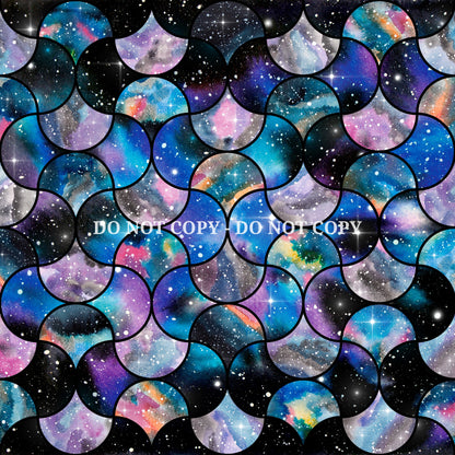 GEOMETRIC GALAXY PATTERN VINYL - MULTIPLE VARIATIONS