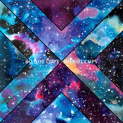 GEOMETRIC GALAXY PATTERN VINYL - MULTIPLE VARIATIONS