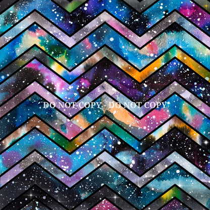 GEOMETRIC GALAXY PATTERN VINYL - MULTIPLE VARIATIONS