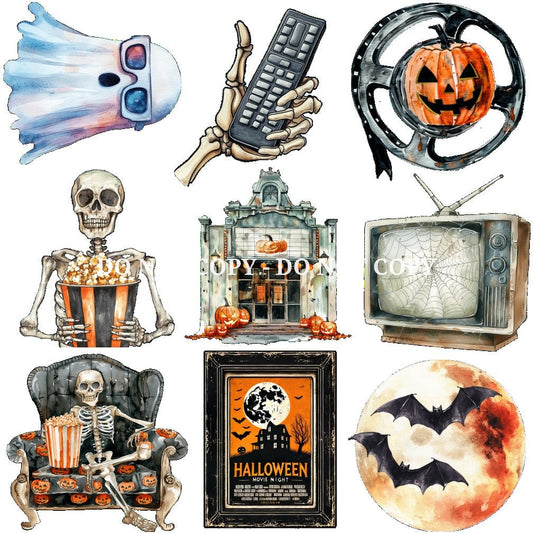 HALLOWEEN MOVIE NIGHT - FLAIR SHEET
