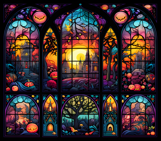 HALLOWEEN STAINED GLASS 4