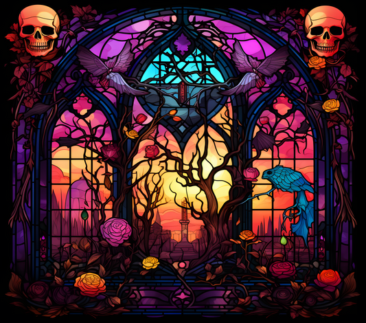 HALLOWEEN STAINED GLASS 9