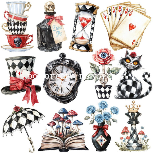 HAUNTED ALICE 1 - FLAIR SHEET