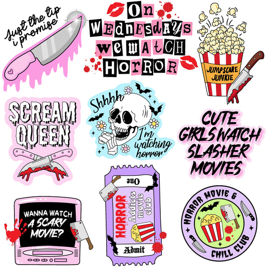 HORROR MOVIE - FLAIR SHEET