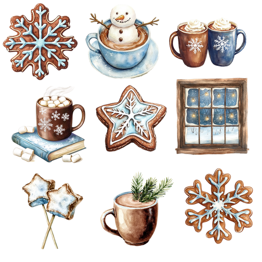 HOT COCOA AND COZY NIGHTS - FLAIR SHEET