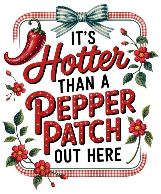 HOTTER THAN A PEPPER - DECAL