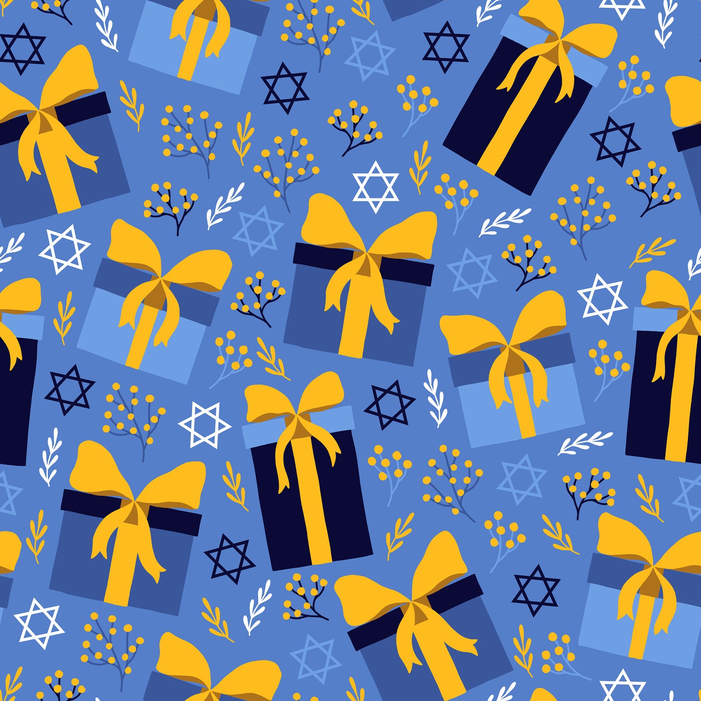 HANUKKAH BLUE AND YELLOW VINYL - MULTIPLE VARIATIONS