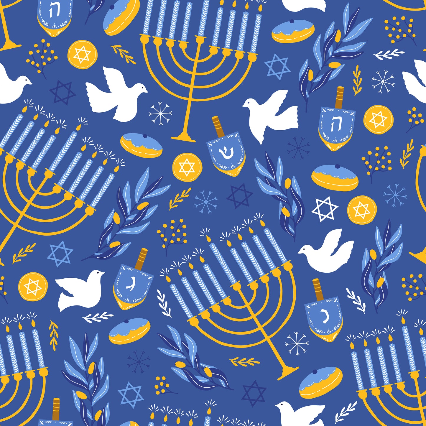 HANUKKAH BLUE AND YELLOW VINYL - MULTIPLE VARIATIONS