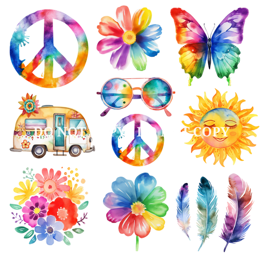 HIPPIE FLAIR SHEET