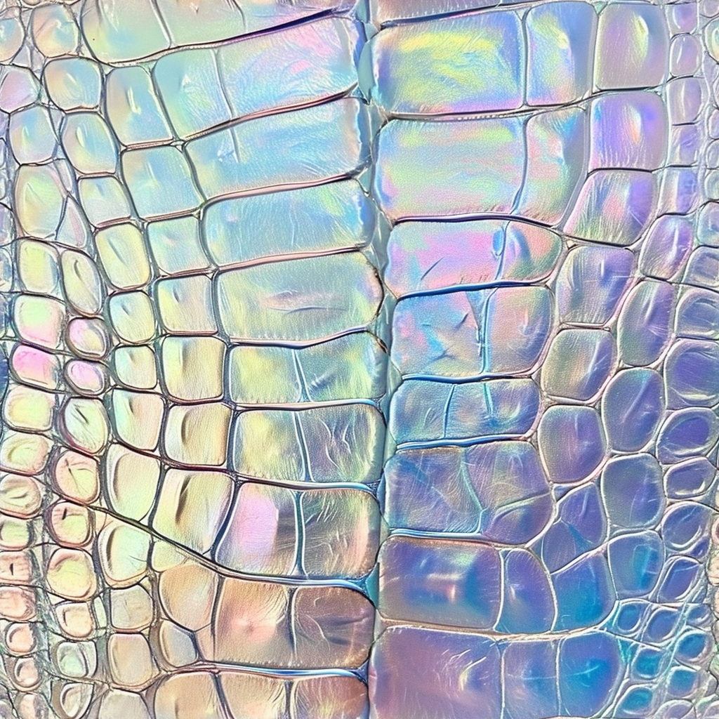 HOLO CROCODILE PATTERN VINYL - MULTIPLE VARIATIONS