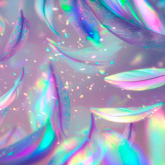 HOLOGRAPHIC FEATHERS 12