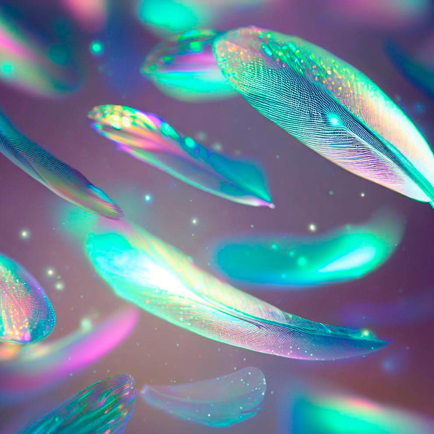 HOLOGRAPHIC FEATHERS 4