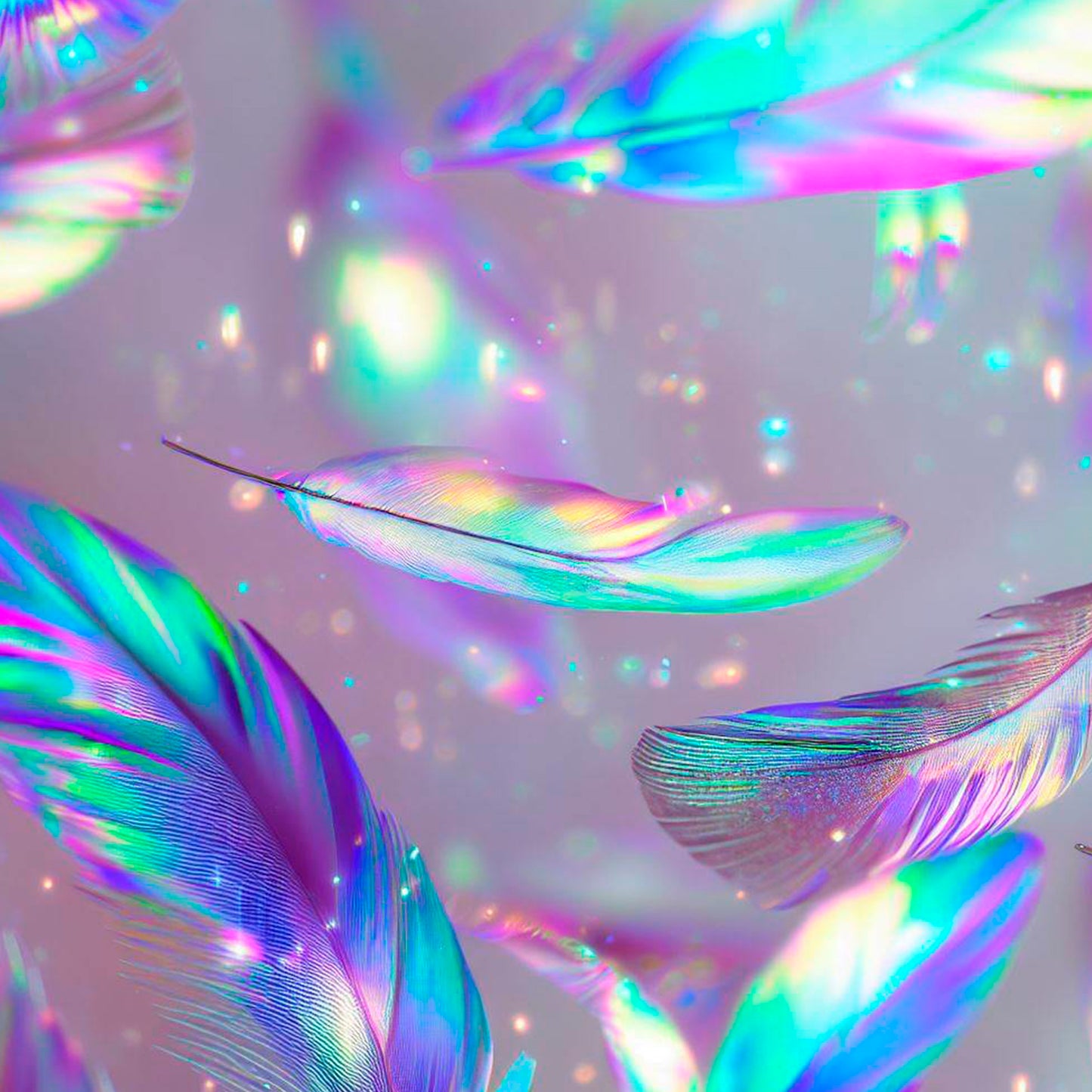 HOLOGRAPHIC FEATHERS 6