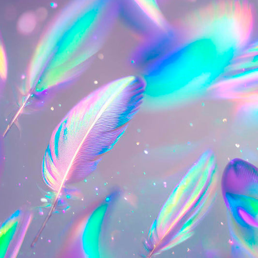 HOLOGRAPHIC FEATHERS 8