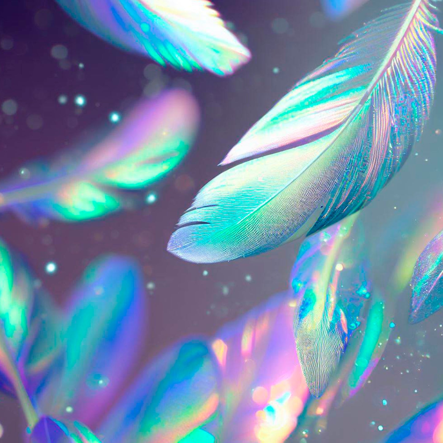 HOLOGRAPHIC FEATHERS 9
