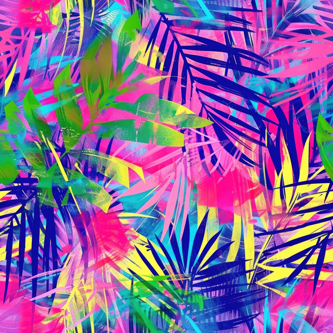 HOT PINK TROPICAL VINYL - MULTIPLE VARIATIONS