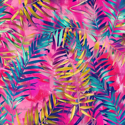HOT PINK TROPICAL VINYL - MULTIPLE VARIATIONS