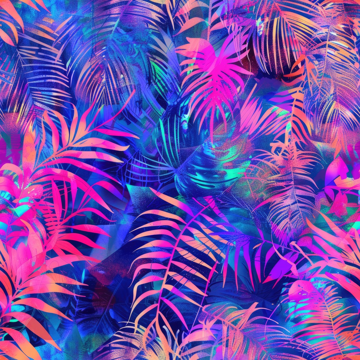HOT PINK TROPICAL VINYL - MULTIPLE VARIATIONS