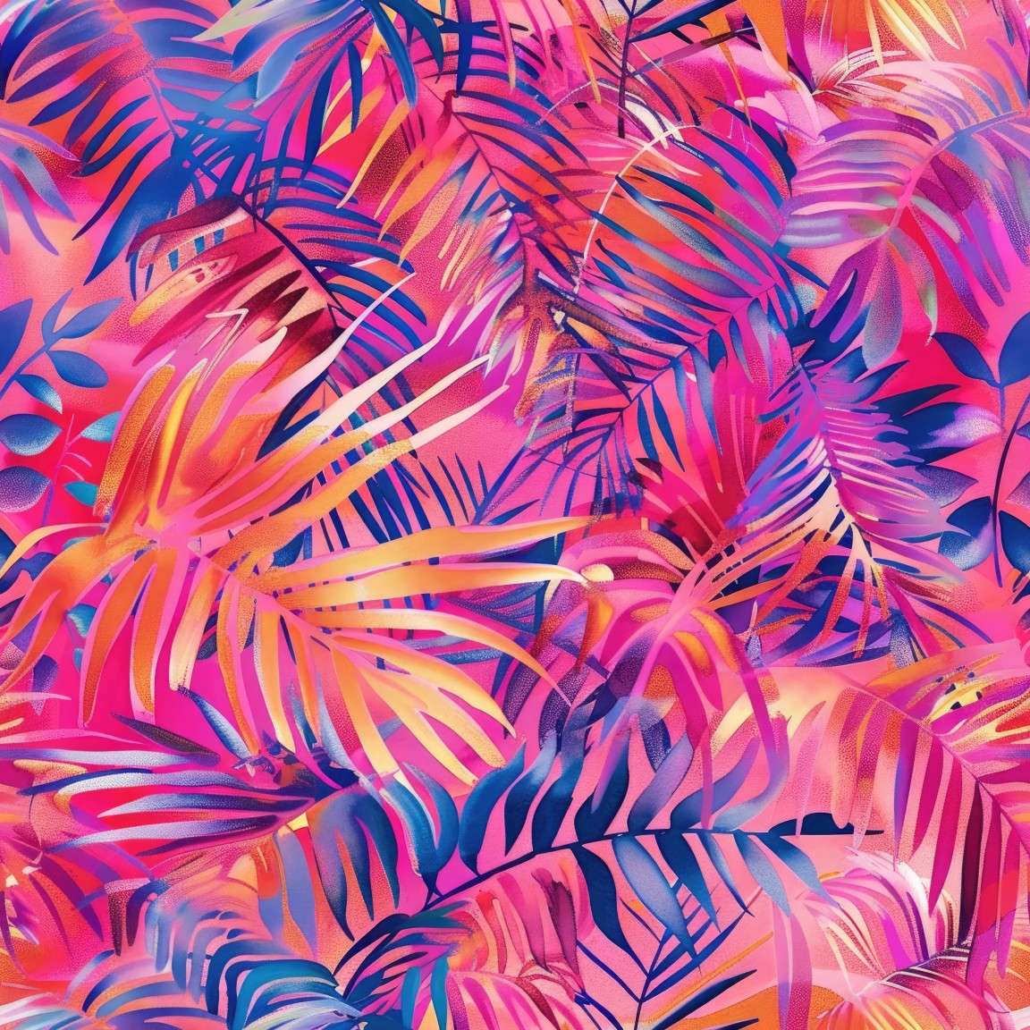 HOT PINK TROPICAL VINYL - MULTIPLE VARIATIONS