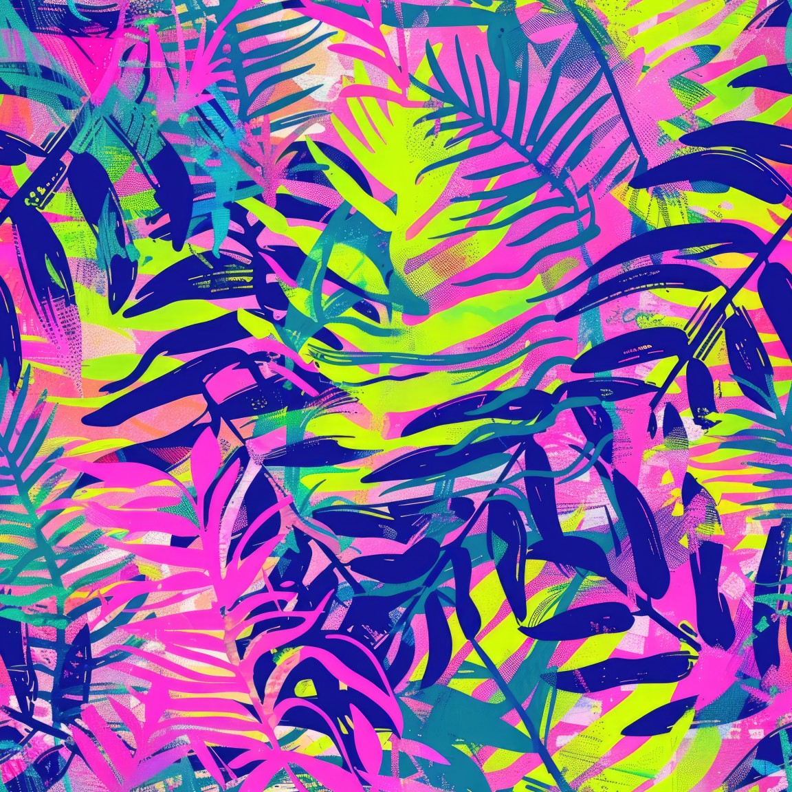 HOT PINK TROPICAL VINYL - MULTIPLE VARIATIONS